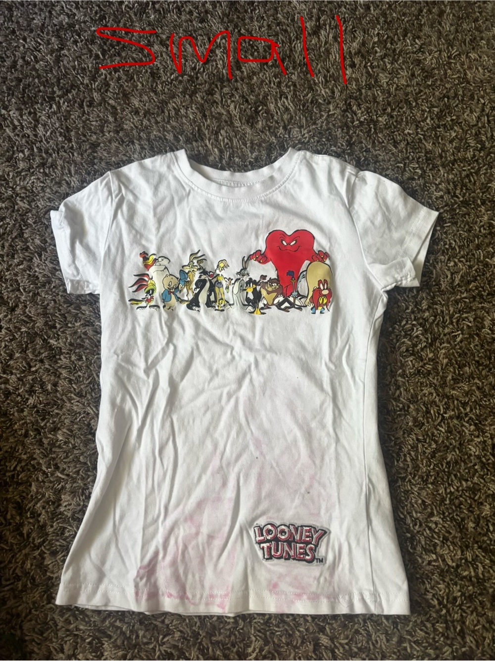 Warner Bros. White Looney Tunes Character Graphic Tee